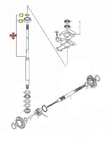 Albero trasmissione suzuki - trasmissione,